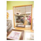 Mirror and Floral Art Prints