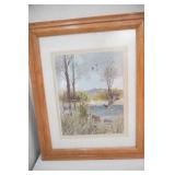 Metallic Art Prints-Geese & Ducks, Framed Photo Prints