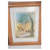Metallic Art Prints-Geese & Ducks, Framed Photo Prints