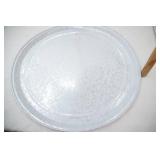 Glass Top Side Table, Large Round Platter, Canvas Storage Box