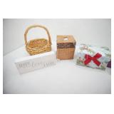 Wicker baskets, Decorative baskets, wooden decor