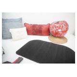 Throw Pillows, Throw Rug