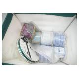 Christmas Basket, Ribbon, Decor, Collectibles, Gifts, Ornaments