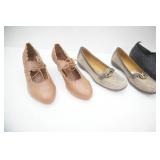 Womens Shoes 4ct: Size 9.5, 9.5, 9.5, 9