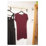 (3ct) New/Like New Black Jumper, Maroon Dress, Grey Sweater Cover. Size L, 6P, L