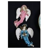Angel Figurines & Decorative Plate (Lot of 8) Many Sizes Angel Figurines & Decorative Plate (Lot of 8) Many Sizes
