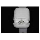 Apple Watch with Light Gray Sport Band, AirPods Case & USB Charging Cable (Watch not tested) Apple Watch with Light Gray Sport Band, AirPods Case & USB Charging Cable (Watch not tested)