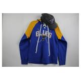 St. Louis Blues Hoodie & Cap - NHL Licensed, Blue & Yellow St. Louis Blues Hoodie & Cap - NHL Licensed, Blue & Yellow