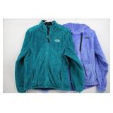The North Face Women's Fleece Jackets - Teal & Blue (Lot of 2) Size L The North Face Women's Fleece Jackets - Teal & Blue (Lot of 2) Size L
