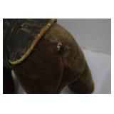 Vintage Brown Plush Horse Toy with Saddle & Bridle 12'L Vintage Brown Plush Horse Toy with Saddle & Bridle 12'L