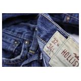 Wrangler, Levi's & Hollister Denim Jeans Lot - 32x32/32x34 Mixed Sizes (Lot of 4) Wrangler, Levi's & Hollister Denim Jeans Lot - 32x32/32x34 Mixed Sizes (Lot of 4)