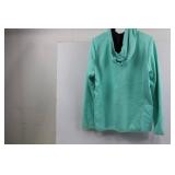 The North Face Women's Zip Hoodie - Teal, Size Large The North Face Women's Zip Hoodie - Teal, Size Large