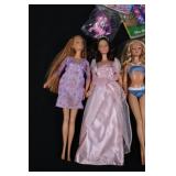 Barbie Fashion Dolls - 5 Figures in Gowns & Swimsuits (Secret Door Book/ Star Light Adventure Figure) Barbie Fashion Dolls - 5 Figures in Gowns & Swimsuits (Secret Door Book/ Star Light Adventure Figure)
