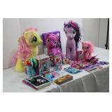 My Little Pony Plush Lot - Rainbow Dash, Fluttershy & Twilight Sparkle - Books, Cape & Accessories My Little Pony Plush Lot - Rainbow Dash, Fluttershy & Twilight Sparkle - Books, Cape & Accessories