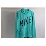 Nike Dri-Fit Hoodie - Women's Large Teal Triangular Pattern Nike Dri-Fit Hoodie - Women's Large Teal Triangular Pattern