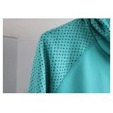 Nike Dri-Fit Hoodie - Women's Large Teal Triangular Pattern Nike Dri-Fit Hoodie - Women's Large Teal Triangular Pattern