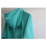 Nike Dri-Fit Hoodie - Women's Large Teal Triangular Pattern Nike Dri-Fit Hoodie - Women's Large Teal Triangular Pattern