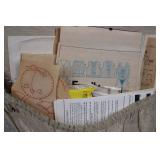 Vintage Simplicity & Butterick Sewing Patterns in Suitcase - Envelopes & Papers Vintage Simplicity & Butterick Sewing Patterns in Suitcase - Envelopes & Papers