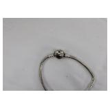 Pandora Bracelet - Disney Heart Bead Charms, Sterling Silver (Lot of 2) Pandora Bracelet - Disney Heart Bead Charms, Sterling Silver (Lot of 2)