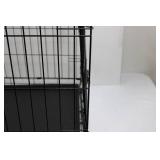 Wire Dog Crate - 3 Ft Long x 2 Ft Tall, Black Wire Dog Crate - 3 Ft Long x 2 Ft Tall, Black