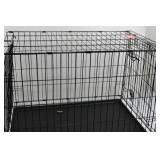 Wire Dog Crate - 3 Ft Long x 2 Ft Tall, Black Wire Dog Crate - 3 Ft Long x 2 Ft Tall, Black