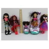 Moxie Girlz, Bratz, and others- 5 Dolls Set Moxie Girlz, Bratz, and others- 5 Dolls Set