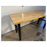 New Gladiator 6 ft. Adjustable Height Birch Top Workbench
