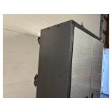 New Gladiator Freestanding 2 Door Garage Cabinet in Silver Tread