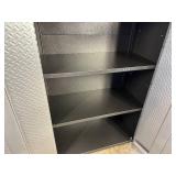 New Gladiator Freestanding 2 Door Garage Cabinet in Silver Tread