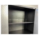 New Gladiator Freestanding 2 Door Garage Cabinet in Silver Tread