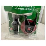 New Case of 14 Fluidmaster Universal Toilet Fill Valve and Flapper Kit