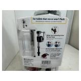 New Case of 14 Fluidmaster Universal Toilet Fill Valve and Flapper Kit