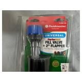 New Case of 9 Fluidmaster Performax Universal Toilet Valve and Flapper Kit