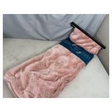 New Graphite Luxury Jacquard Velvet Throw Blanket