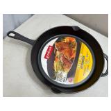 New Good Cook 12 inch Cast Iron Skillet