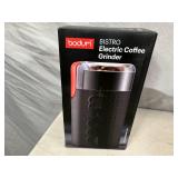New Bodum Bistro Electric Coffee Grinder