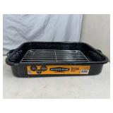 New Granite Ware Roasting Pan with Rack