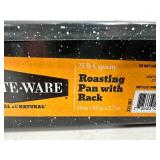 New Granite Ware Roasting Pan with Rack