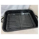 New Granite Ware Roasting Pan with Rack