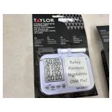 New Taylor Cooking Thermometers and Timer
