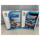 2 New 1 Player Puzzle Games - Atlantis Escape and Asteroid Escape