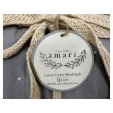 New Amari Luxury Cotton Blend Quilt - Queen Size