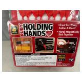 New 8 Pack of Ruby Holding Hands Magnetic Silicone Ties / Organizers
