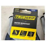 4 New Pairs of True Grip Water Resistant Work Gloves - Size Medium