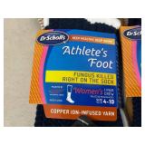 3 New Pair Dr Scholls Athletes Foot Socks