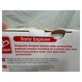 New Hape 17 pc Building Block Train Set