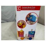 New Hape 17 pc Building Block Train Set