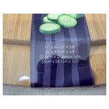 New 2 pc Bamboo Cutting Board Set