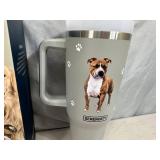 New Serengeti Vacuum Insulated Stainless Steel Tumbler with Lid - Pitbull Dog