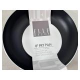 New 8 inch Elle Decor Designer Frying Pan with Wood Look Handle